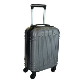   Leonardo Da Vinci sötétszürke színű, keményfalú kabinbőrönd 40 cm