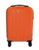 Leonardo Da Vinci narancssárga színű, keményfalú kabinbőrönd 40 cm