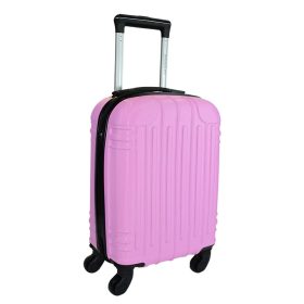   Leonardo Da Vinci rózsaszín, Ryanair, Wizz Air, keményfalú kabinbőrönd 40 x 30 x 20 cm