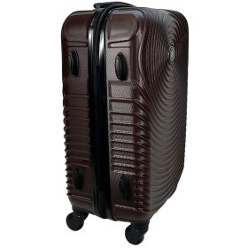   Leonardo Da Vinci barna ABS keményfalú kabinbőrönd 50 × 32 × 22 cm