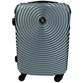   Leonardo Da Vinci türkizkék ABS keményfalú kabinbőrönd 50 × 32 × 22 cm