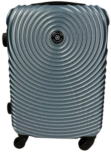 Leonardo Da Vinci türkizkék ABS keményfalú kabinbőrönd 50 × 32 × 22 cm