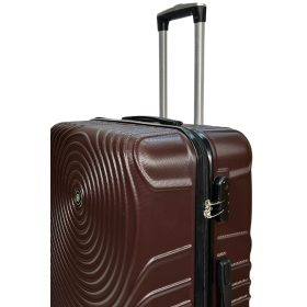   Leonardo da Vinci nagyméretű barna ABS keményfalú bőrönd  76 x 49 x 29 cm