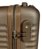 Leonardo Da Vinci barna színű, keményfalú kabinbőrönd 50 cm