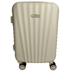   Leonardo Da Vinci bézs színű, keményfalú kabinbőrönd 50 cm