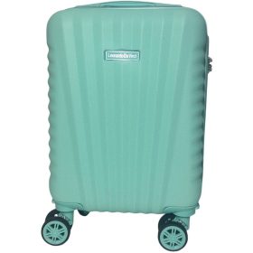   Leonardo Da Vinci türkiz színű, keményfalú kabinbőrönd 50 cm