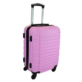   Leonardo Da Vinci rózsaszín színű, keményfalú kabinbőrönd 50 cm