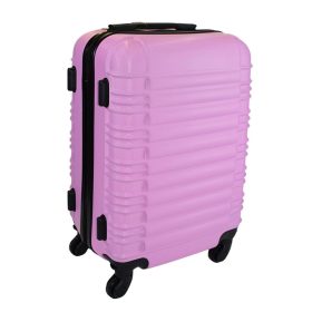   Leonardo Da Vinci rózsaszín színű, keményfalú kabinbőrönd 50 cm