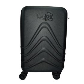   Leonardo Da Vinci fekete színű, keményfalú kabinbőrönd 50 cm