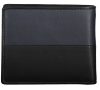 La Martina szürke-fekete luxus minőségű bőr pénztárca, férfi 12 x 10 cm