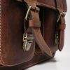 Calvin férfi bőr pull-up dupla rekeszes aktatáska 36 x 25 cm