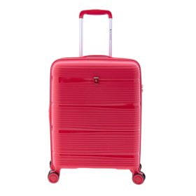   Gladiator Bionic keményfedeles korall színű bővíthető bőrönd 55 cm