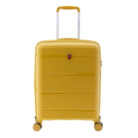   Gladiator Bionic keményfedeles sárga színű bővíthető bőrönd 55 cm