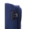 Gladiator Siroco kék puhafedeles, bővíthető bőrönd 78 cm