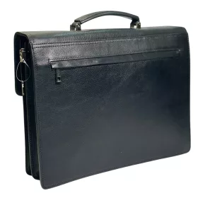 Monarchy fekete bőr aktatáska 39 x 31 cm