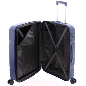   Gladiator Boxing kemény fedeles kék színű kabinbőrönd 67 cm