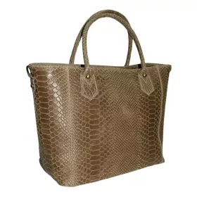 Maxmoda Nicci olasz női világosbarna kroko kézitáska