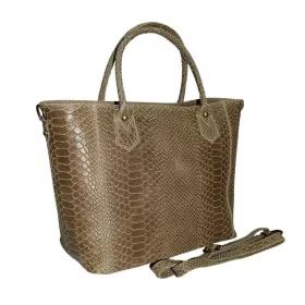 Maxmoda Nicci olasz női világosbarna kroko kézitáska