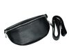 Maxmoda Aida olasz női fekete színű bőr övtáska, crossbody 22,5×14 cm