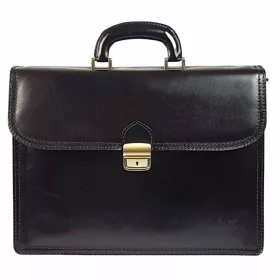   Maxmoda olasz dupla rekeszes férfi bőr aktatáska 39 × 29 cm