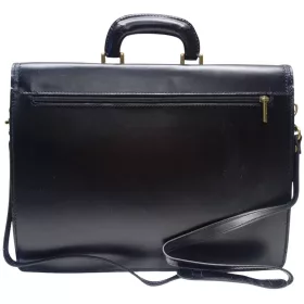   Maxmoda olasz dupla rekeszes két zsebes férfi bőr aktatáska 39 x 29 cm