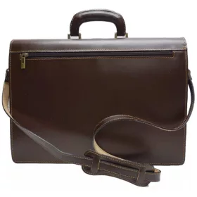  Maxmoda olasz dupla rekeszes két zsebes férfi bőr aktatáska 39 x 29 cm