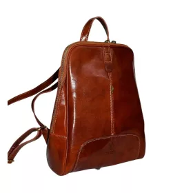 Maxmoda Lorin konyak színű női bőr hátizsák