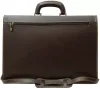 Maxmoda tripla rekeszes férfi olasz sötétbarna bőr aktatáska 39 × 28,5 cm