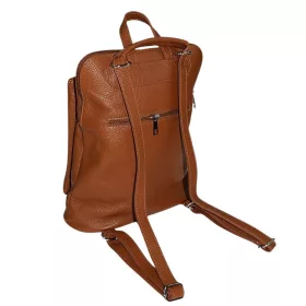   Maxmoda Maria konyakbarna színű női bőr hátizsák 35 × 30 cm