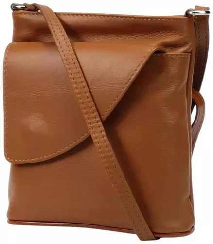 Maxmoda Ria olasz konyak női, bőr válltáska, oldaltáska