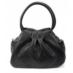   Maxmoda Thais olasz női fekete kisméretű kézitáska, válltáska 25 × 17 cm