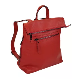 Maxmoda Dahna piros női bőr hátizsák