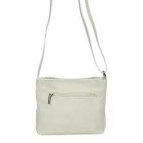   Maxmoda Bellini kisméretű, drapp színű, női bőr válltáska 20 x 17 cm