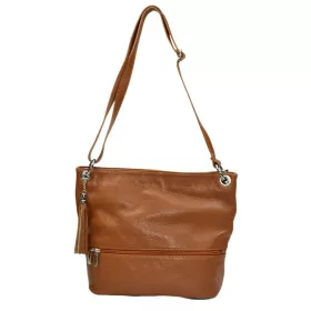   Maxmoda Nilla olasz női konyak bőr válltáska, oldaltáska