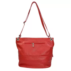 Maxmoda Nilla olasz női piros bőr válltáska, oldaltáska