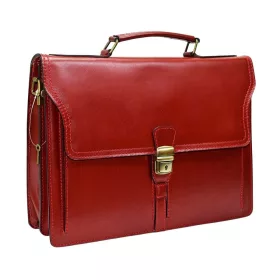   Maxmoda Antonia piros színű, olasz, női, bőr aktatáska 35 x 26 cm.