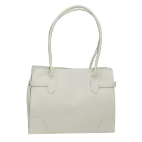 Maxmoda Alcina olasz női bézs bőr válltáska 35×28 cm