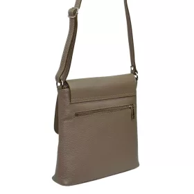   Maxmoda Bruna olasz női mogyoróbarna bőr kézitáska, válltáska