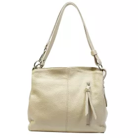 Maxmoda Gilda olasz női bézs bőr válltáska, oldaltáska