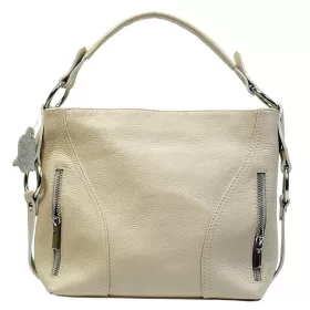 Maxmoda Divina olasz női bézs bőr válltáska