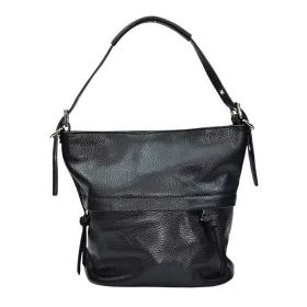 Maxmoda Emese olasz fekete színű női bőr válltáska