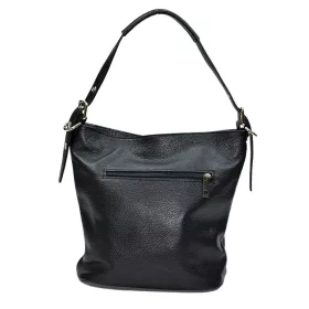Maxmoda Emese olasz fekete színű női bőr válltáska