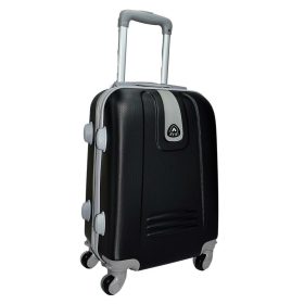 Ormi Hard fekete, keményfalú kabinbőrönd 50×35 cm