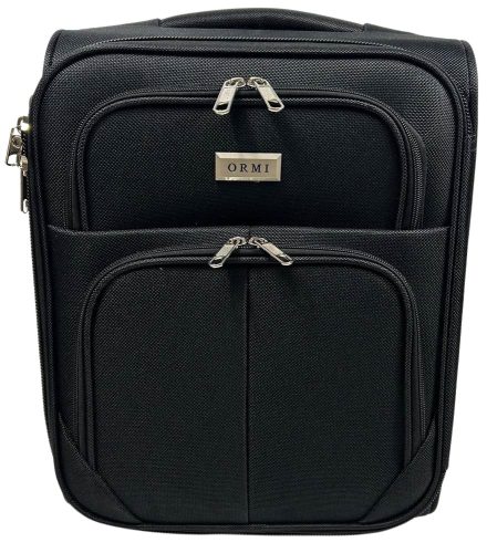 Ormi fekete, puhafalú kabinbőrönd 40 cm