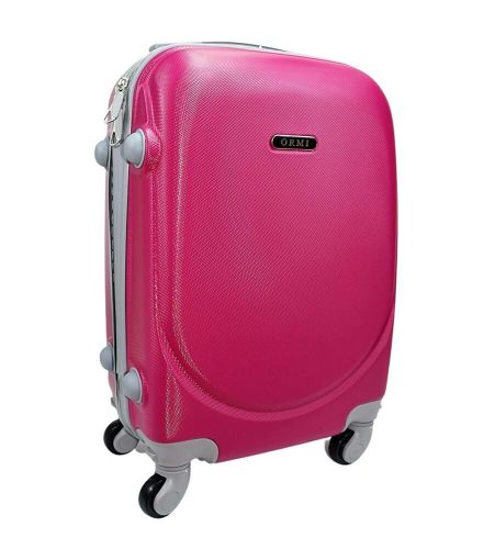 Ormi pink, keményfalú kabinbőrönd 50 cm