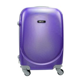 Ormi lila, keményfalú kabinbőrönd 50cm