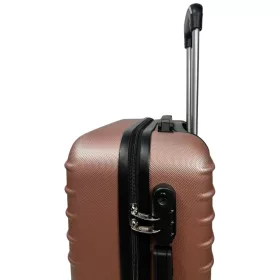   Rhino Flyshape rosegold keményfalú, Wizzair, Ryanair kabin bőrönd 55 cm