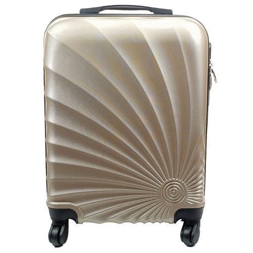 Ormi Fractal arany színű, keményfalú, Wizzair, Ryanair kabin bőrönd 52 cm