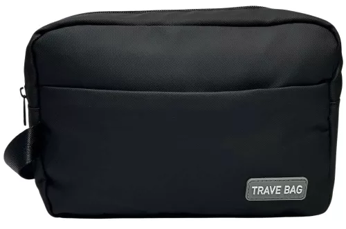 Ormi fekete kozmetikai táska, pipere táska, neszeszer