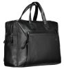 Piquadro luxus minőségű fekete bőr 3 rekeszes laptop, aktatáska 15,6" 44 x 32 cm